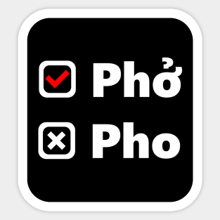 Phở not Pho Sticker